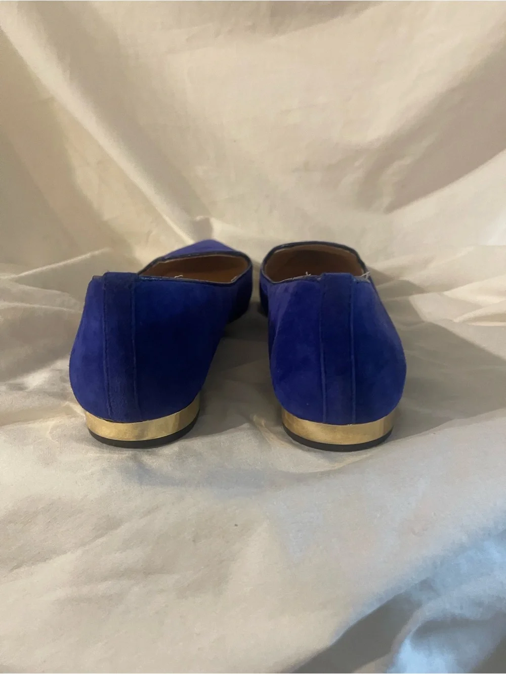 Tory Burch Suede Pointy Flats